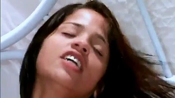 Beautiful and hot brunette with a big tail moaning and cumming, giving her pussy and very tasty spit: Porn