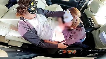 Car Sex With An Adulterer While Shopping With Her Husband