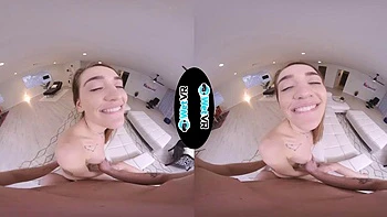 Seductive Sera Ryder in Pink Underwear: Blowjob, Doggy  Cowgirl VR Porn