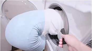 Nana Taipei In Landlord Stuffs Female Tenant In Washing Machine And Fucks