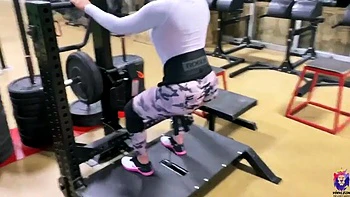 Fuck after gym ft. Yiny Leon: Blowjob, Doggy  Cowgirl Porn