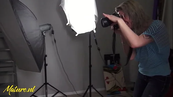 Horny Photographer Couldn't Contain Herself & Started Sucking Dick