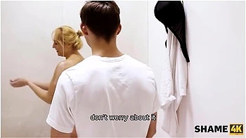 Amazing Cougar Comes To Take A Shower But Ends Up Having Sex