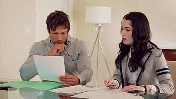 Evelyn Claire has a steamy encounter with Jean Val Jean in a sensual scene.