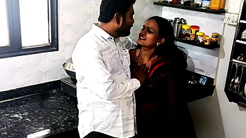 Loving Indian couple warms each other with love and hot sex