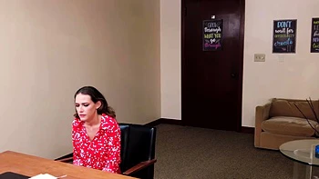 Big tit milf businesswoman milks head teachers big fat cock