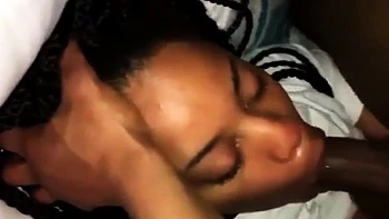 African Amateur Sucks a Big Black Cock