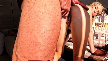 Petite StepDaughter's Ass for ANAL FUCK with HOT dripping