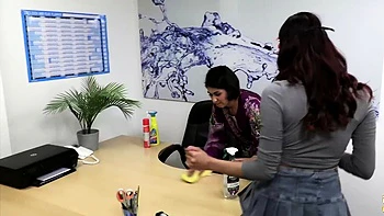 SAHARA KNITE - Masked Bitch Teases Cleaner