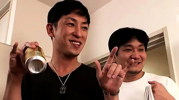 Asian hotties suck group sex