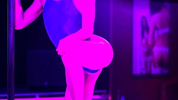 Blonde solo jerking off