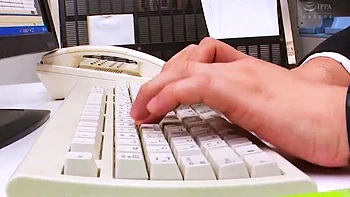 Hardcore ffm blowjob and doing handjob