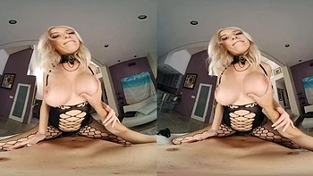 Vr with hot blonde: Blowjob, Doggy  Cowgirl Porn
