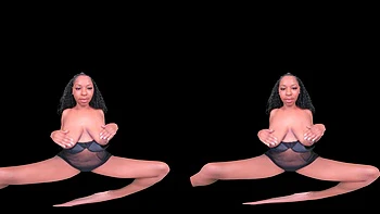 Renee Renee - Huge Black Nipples and Booty Shaking [RE-MASTERED