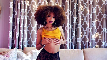 Cecilia Lion and Madison fuck like professionals on the sofa, showcasing curves in hd.