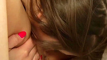 Super Horny Milf Sucks Little Brunette Sluts Pussy