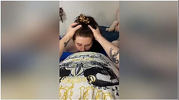 Throat Goat - Bbw Facefuck Deepthroat With No Hands, Swallows Huge Throatpie