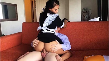Maid: Blowjob, Doggy  Cowgirl Porn