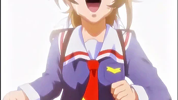 Horny Japanese anime teens showing off sexy bodies