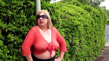 Busty Mature Trisha Handles Two Eager Studs