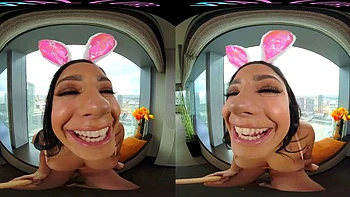 Curvaceous Easter cooking: Big Tits, Big Ass  Brunette VR Porn