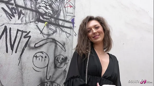 GERMAN SCOUT - SKINNY HAIRY GIRL ISABELLA PICKUP AND FUCK AT STREET CASTING