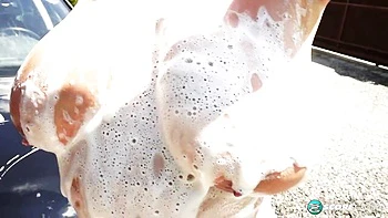 Impressive BBW chick Natascha Romanova reveals her giant tits