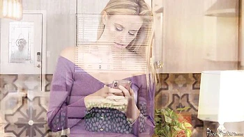 Blonde hottie with good ass Addie Andrews impaled by fat wiener