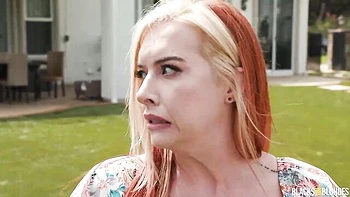 Slender redhead babe Cubbi Thompson likes jumping on a big dick