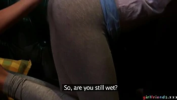 Impressive masturbation session with a long-legged brunette Lexi Dona