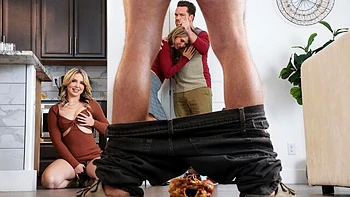 Blondies Axel Haze and Britt Blair fuck with two large dicks