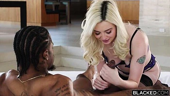 Small-tit and skinny young blonde Lexi Lore impaled by BBC