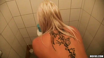 Gorgeous homemade fuck in the shower with a busty Blanche Bradburry