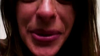 Bitchy brunette with natural tits Liza Harper likes anal dick-riding