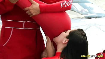 Spicy dolls Franceska Jaimes and Alexis Texas love these cocks