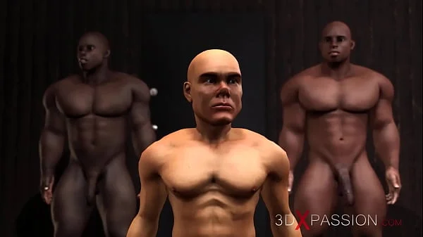 Hardcore in gloryhole and extreme deepthroat. Hot horny girls have anal sex