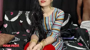 Indian cute girl had deep blowjob and cowgirl fucking after she secretly saw while | clear Hindi audio | your Priya