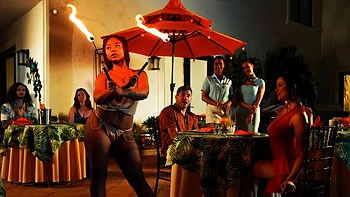 Sexy busty brunette Scarlett Alexis rammed by pretty huge wiener