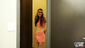 Floozy's small cock porn by Grooby Girls