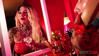 Provocative River Dawn Ink and Evilyn Ink's tattooed scene