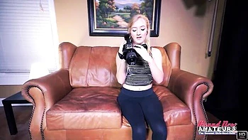 Fine-looking wooer's blonde xxx