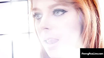 Penny Pax Live featuring Penny Pax's lesbian movie