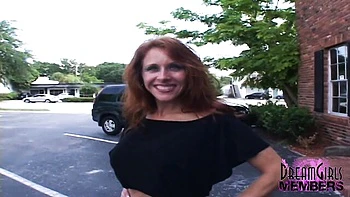 Delightful Robyn at public flashing xxx