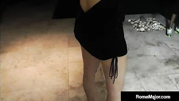 Amatory Rome's big cock porn