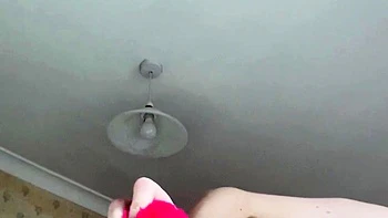 MILF blonde live toys webcam show in shower