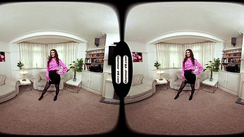 Brook Logan Secretary Provides Special Upskirt JOI Tease For