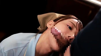 Cute amateur asian gives a wet blowjob