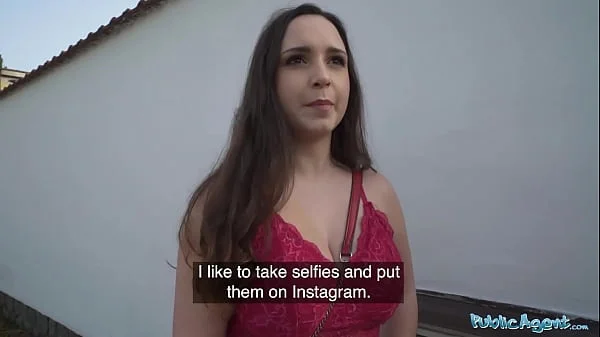 Public Agent He pays good money to see her wonderful big natural boobs