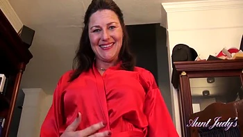 Your 55yo Mature Hairy Step- Joana Massages You And Jacks You Off
