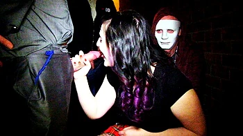 Chubby MILF in group sex